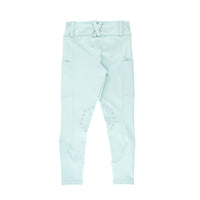 childrens girls horseback riding equestrian leggings with belt loops and knee grips comfy