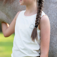 White Sleeveless Seamless Tech Shirt