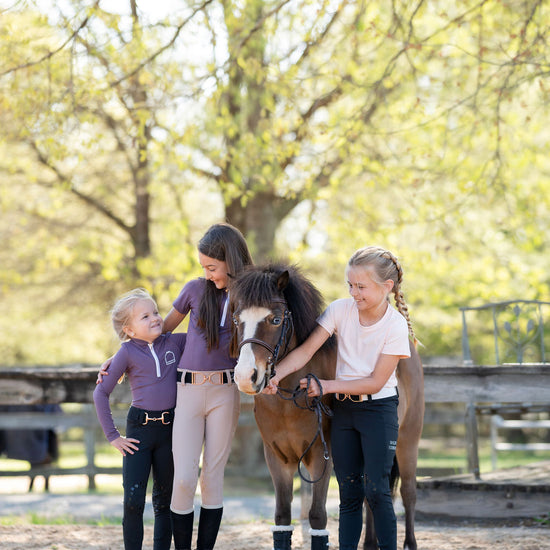tan leggings girls equestrian horses pony ponies show pants horse show little girl