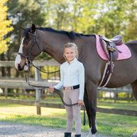 tan leggings girls equestrian horses pony ponies show pants horse show little girl