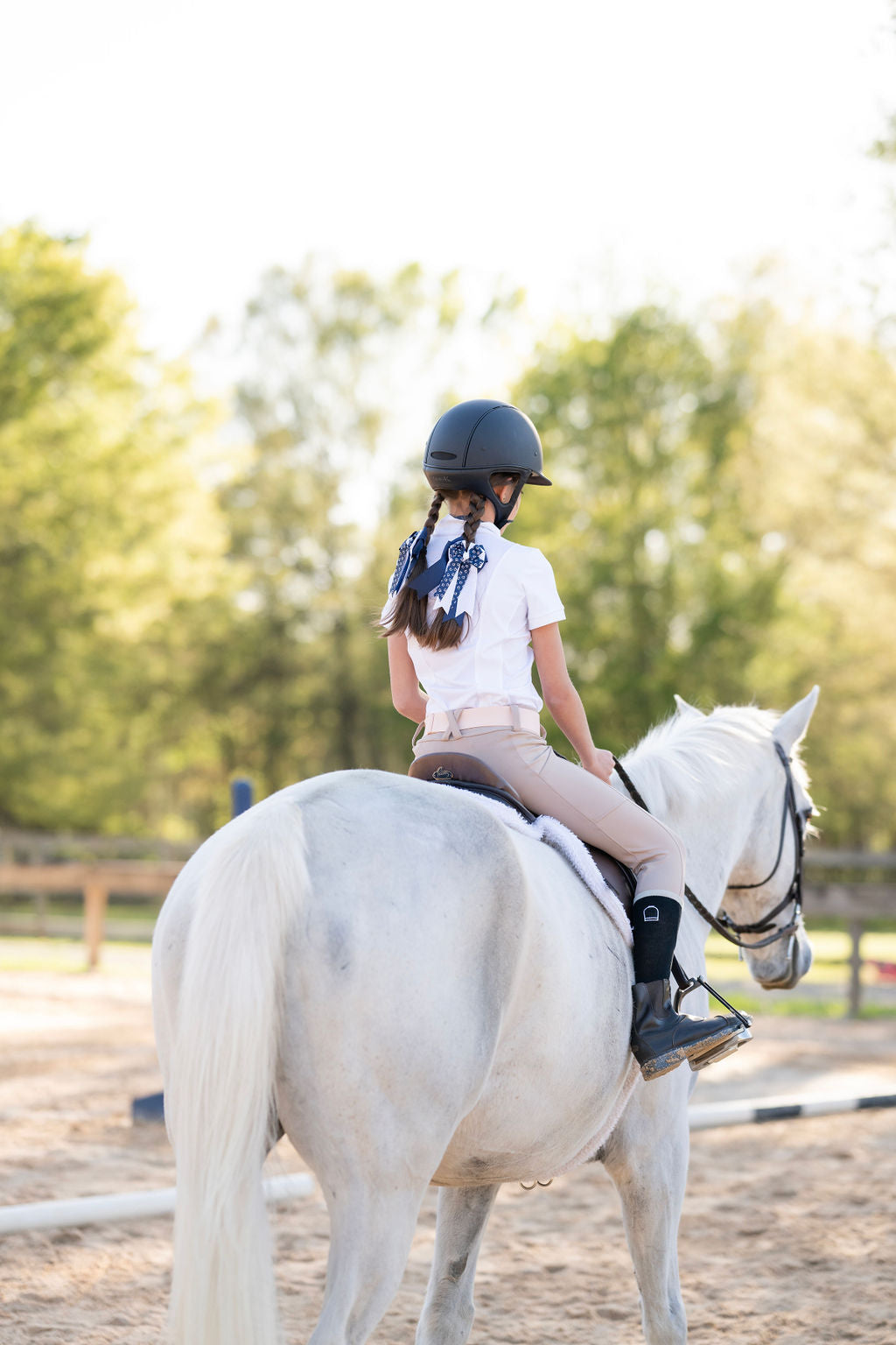 tan leggings girls equestrian horses pony ponies show pants horse show little girl