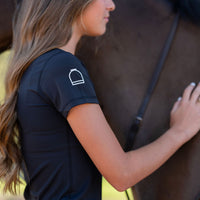 Black Seamless Tech Shirt