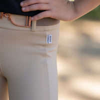 Tan Equestrian Riding jods horseback girls young rider