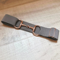 Rose gold equestrian bit belt short stirrup for children and kids