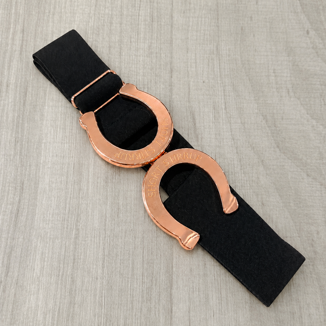 black popular rose gold horseshoe belt equestrian horse back riding little girls adjustable stretchy