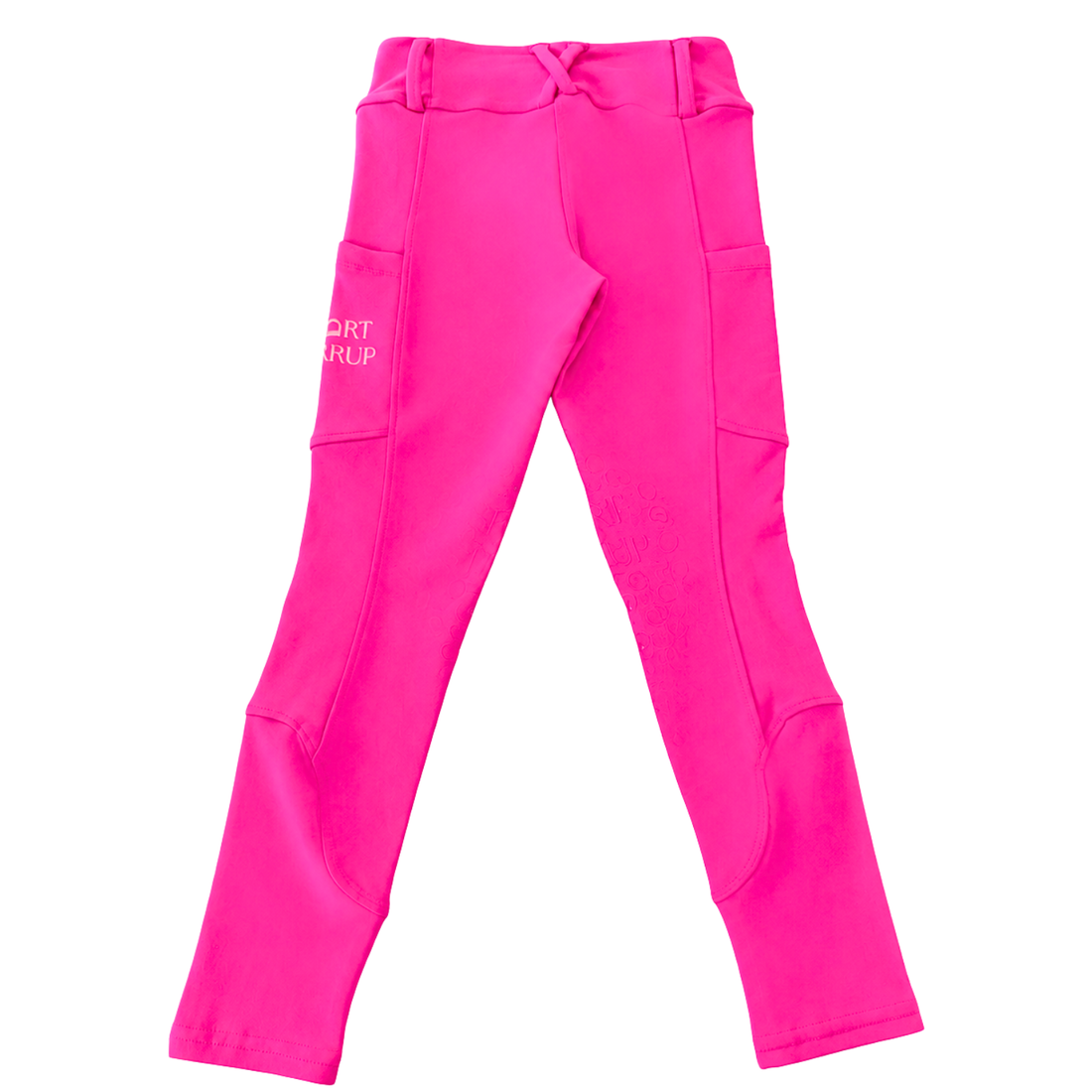 hot pink girls equestrian riding leggings horse back riding little