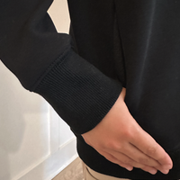 Little girl Equestrian Young Rider Black Sweatshirt Pullover Winter Embroidered