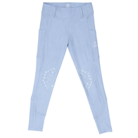 Equestrian Leggings Gray Blue- Morning mist
