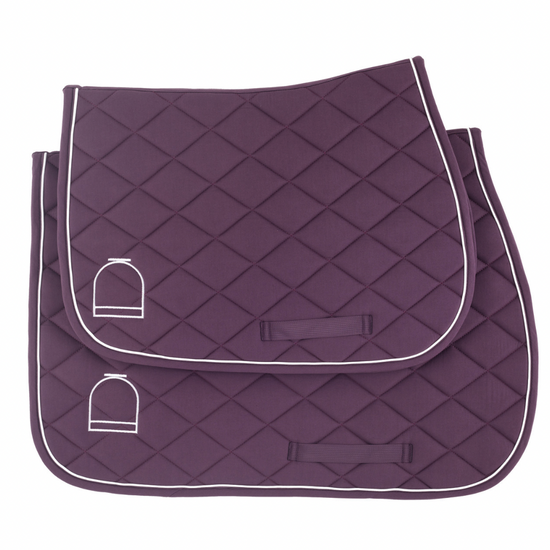 horse pony thick saddle pads with velvet underlay for horses and ponies high quality