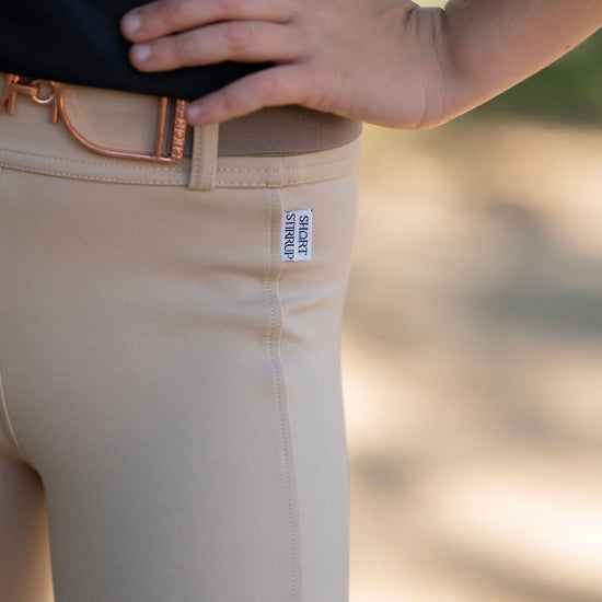 Tan Equestrian Riding jods horseback girls young rider