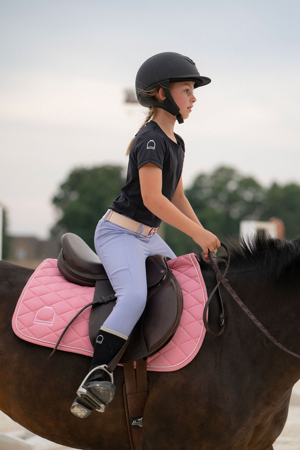 Periwinkle Skies Riding Leggings